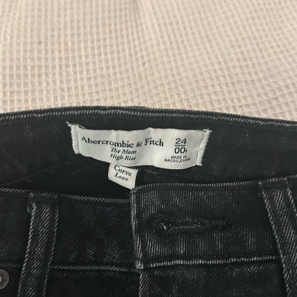 Abercrombie curve love black jeans